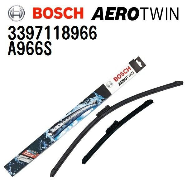 ボルボ XC70I BOSCH(ボッシュ) 輸入車用ワイパーブレード AEROTWIN エアロツイン 2本入 (品番 A966S) 600/530mm 3397118966