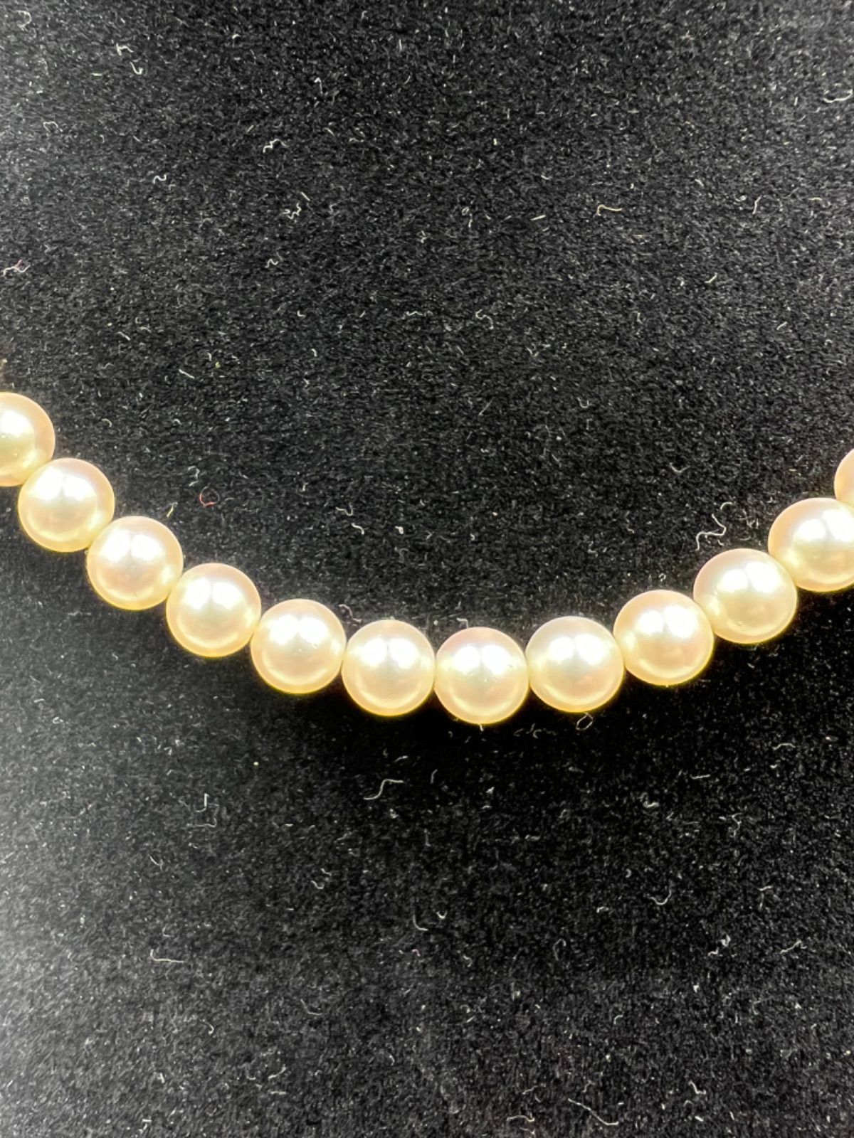 ミキモト パール ネックレス 14k WG 約6.5mm～7.0mm 仕上げ済み - メルカリ