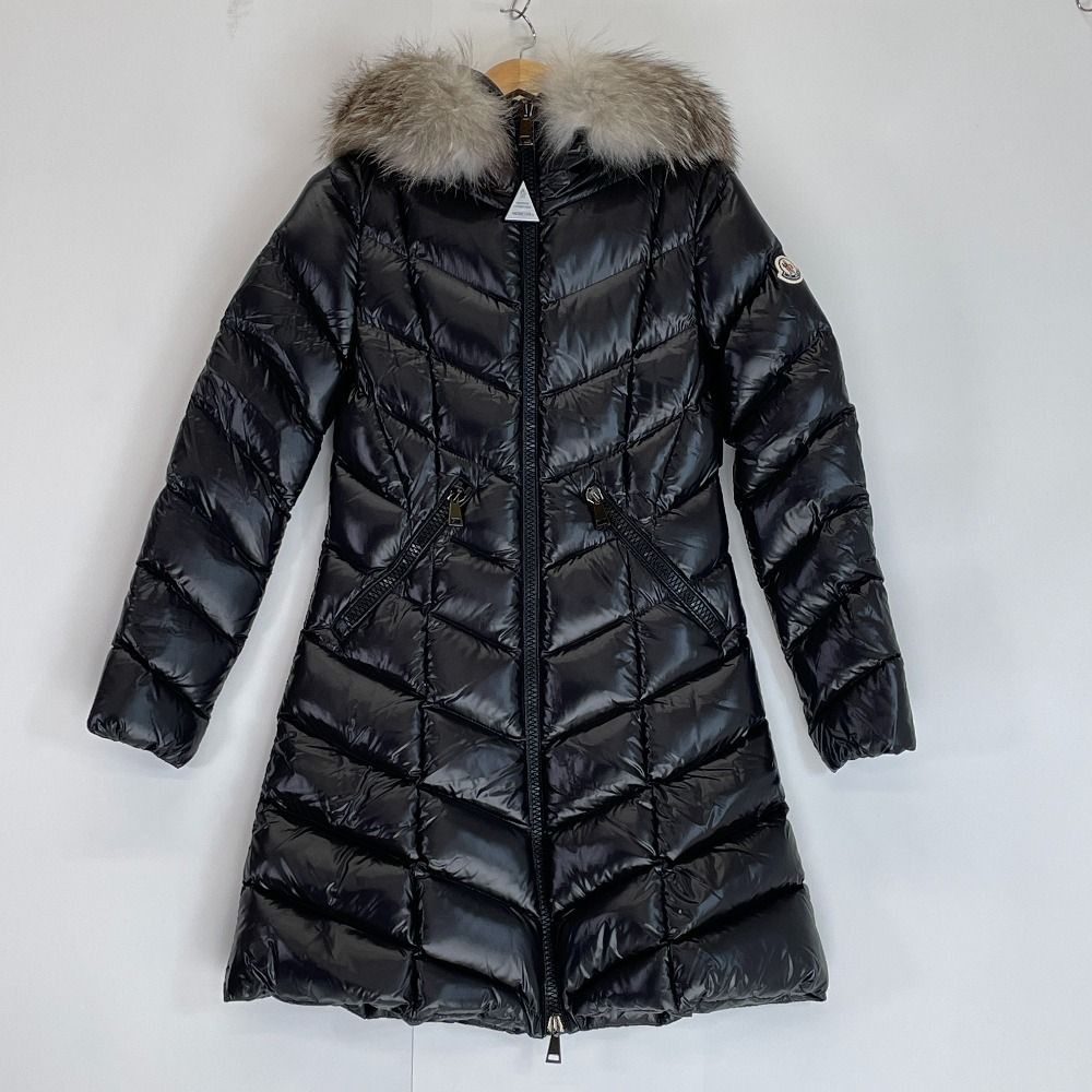 MONCLER モンクレール 19‐20AW ブラック FULMARUS ファー付きダウン 