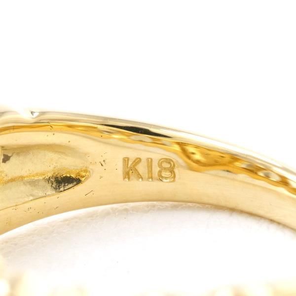 K18YG リング 指輪 11.5号 ダイヤ 総重量約5.6g - メルカリ