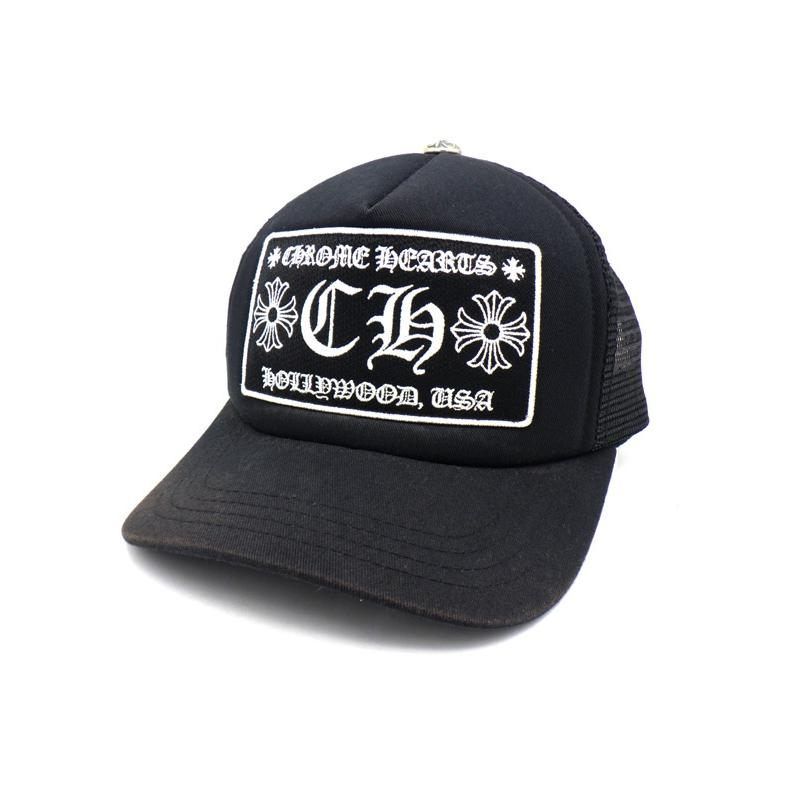 クロムハーツ CHROME HEARTS CH TRUCKER CAP CH 刺繍 ワッペン トラッカー キャップ 43791
