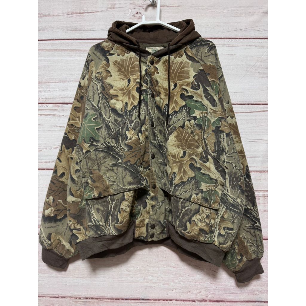 RED HEAD レッドヘッド　90s USA 古着　VINTAGE パーカー　ブルゾン　中綿ジャケット　リアルツリーカモ