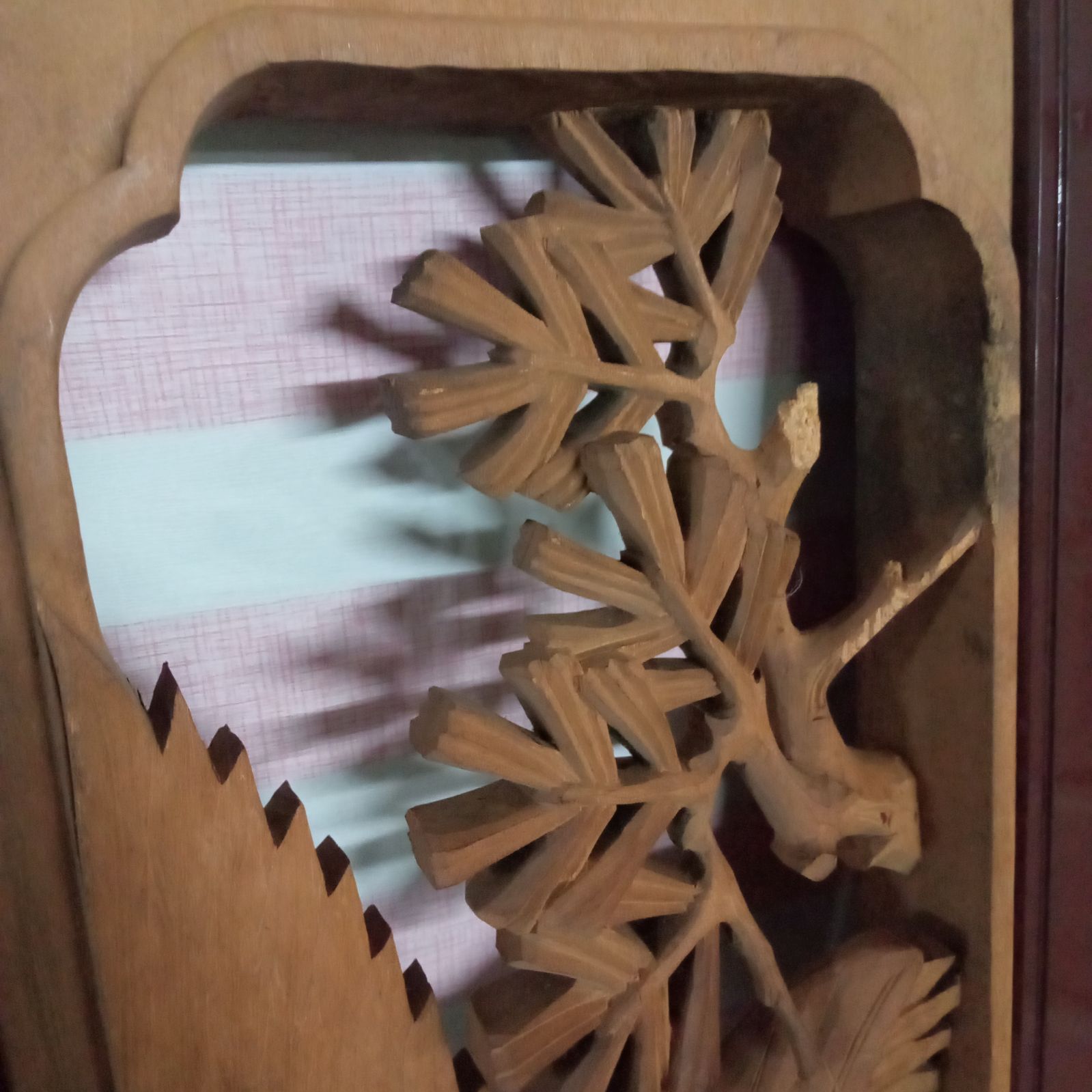 ◯ 欄間 建具 2枚セット レトロ 木製 アンティーク 昭和 - メルカリ