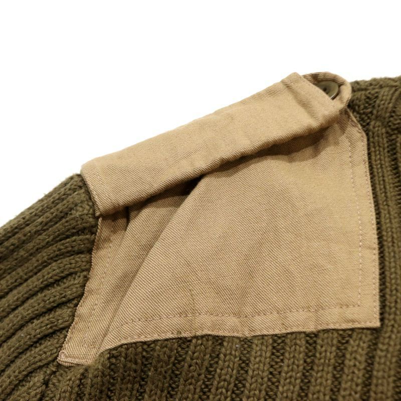 00s RALPH LAUREN エポレット エルボーパッチ コマンド ニットセーター