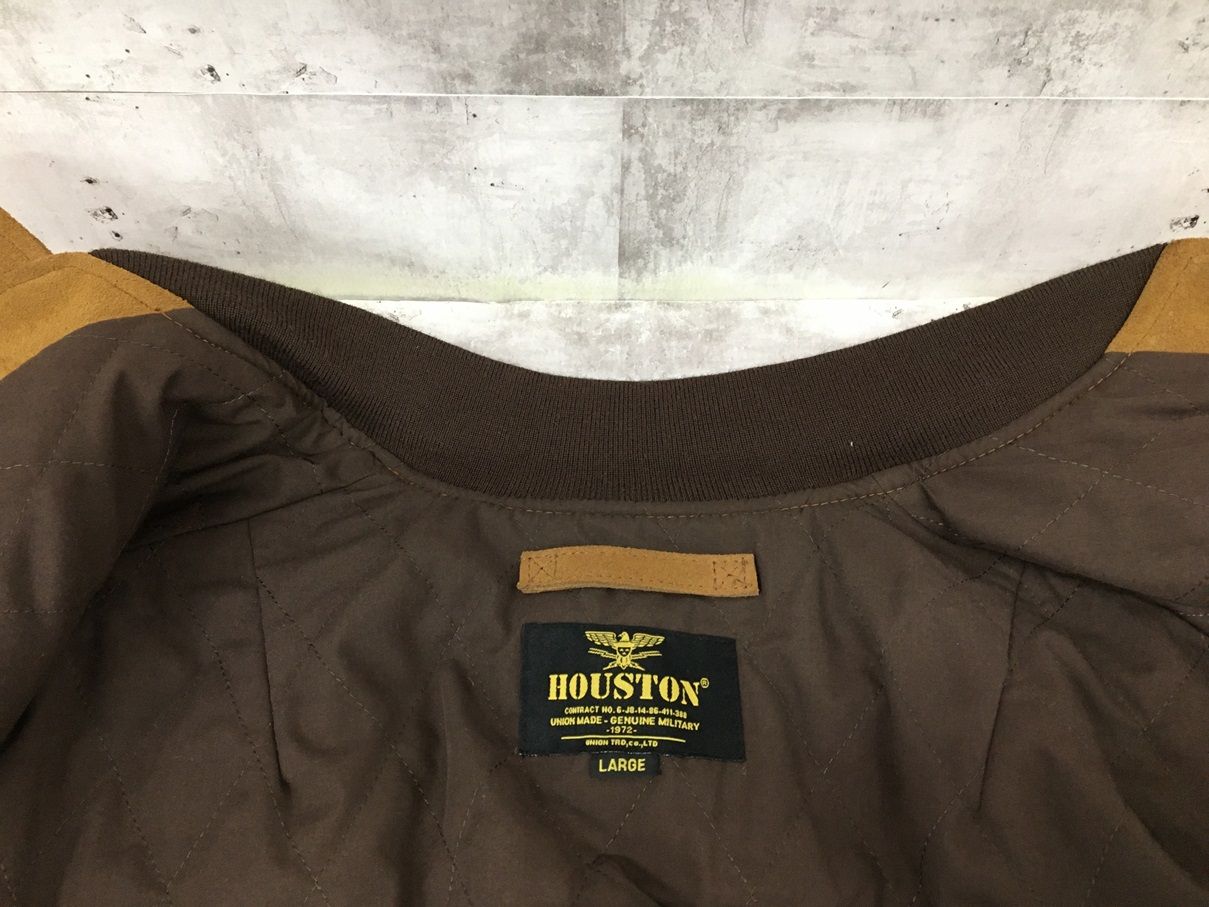 HOUSTON COW SUEDE MA-1 FLIGHT JACKET ヒューストン カウスウェード