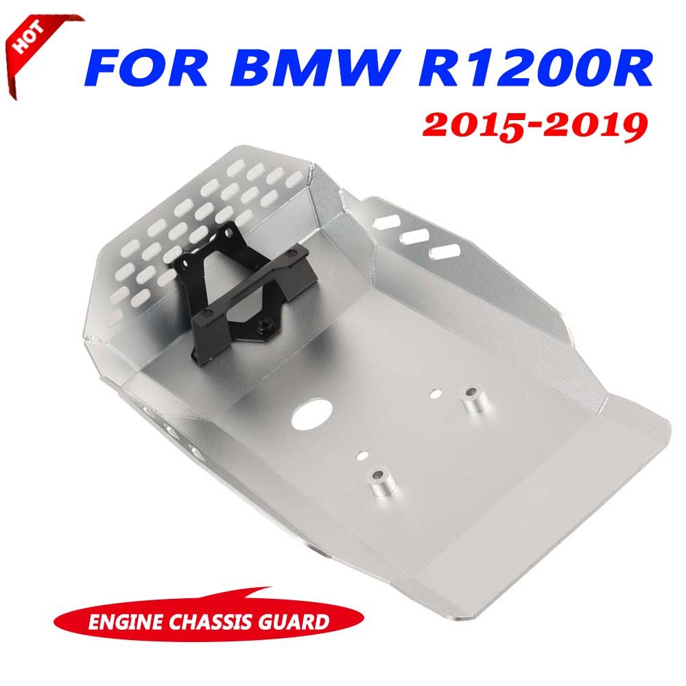 BMW R1200R R1200 R R 1200 R 1200R 2015 - 2019用 バイク 二輪エンジンガードシャシーベースプロテクター保護カバースキッドプレート