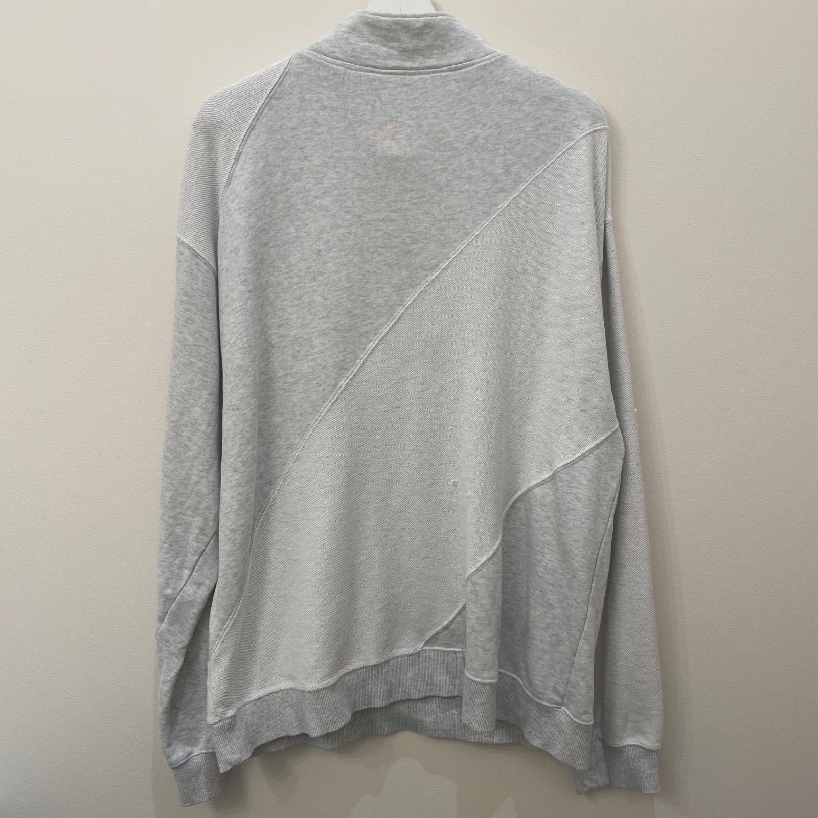 HUF ハフ ハーフジッププルオーバースウェット トレーナー XL グレー 