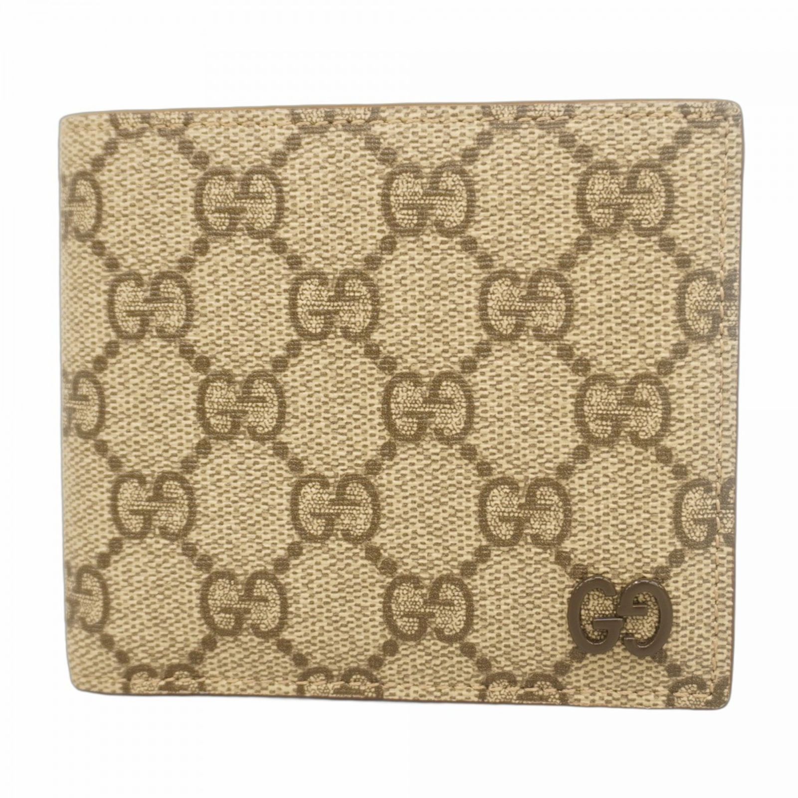 グッチ Gucci グッチ 財布 GGスプリーム 768244 ブラウン メンズ