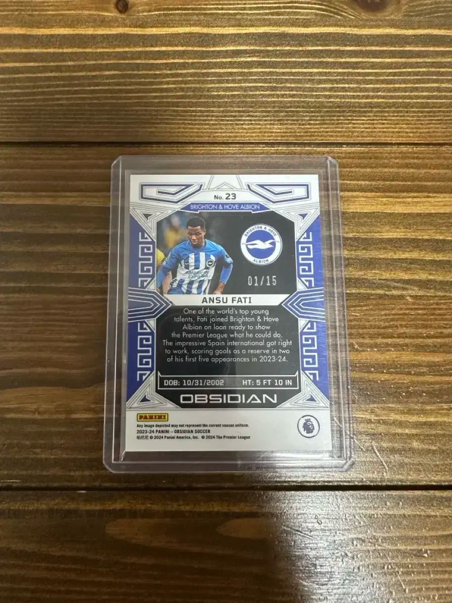 2025 24 Panini Obsidian ansū Party Neon Blue LLUD 15 HAN