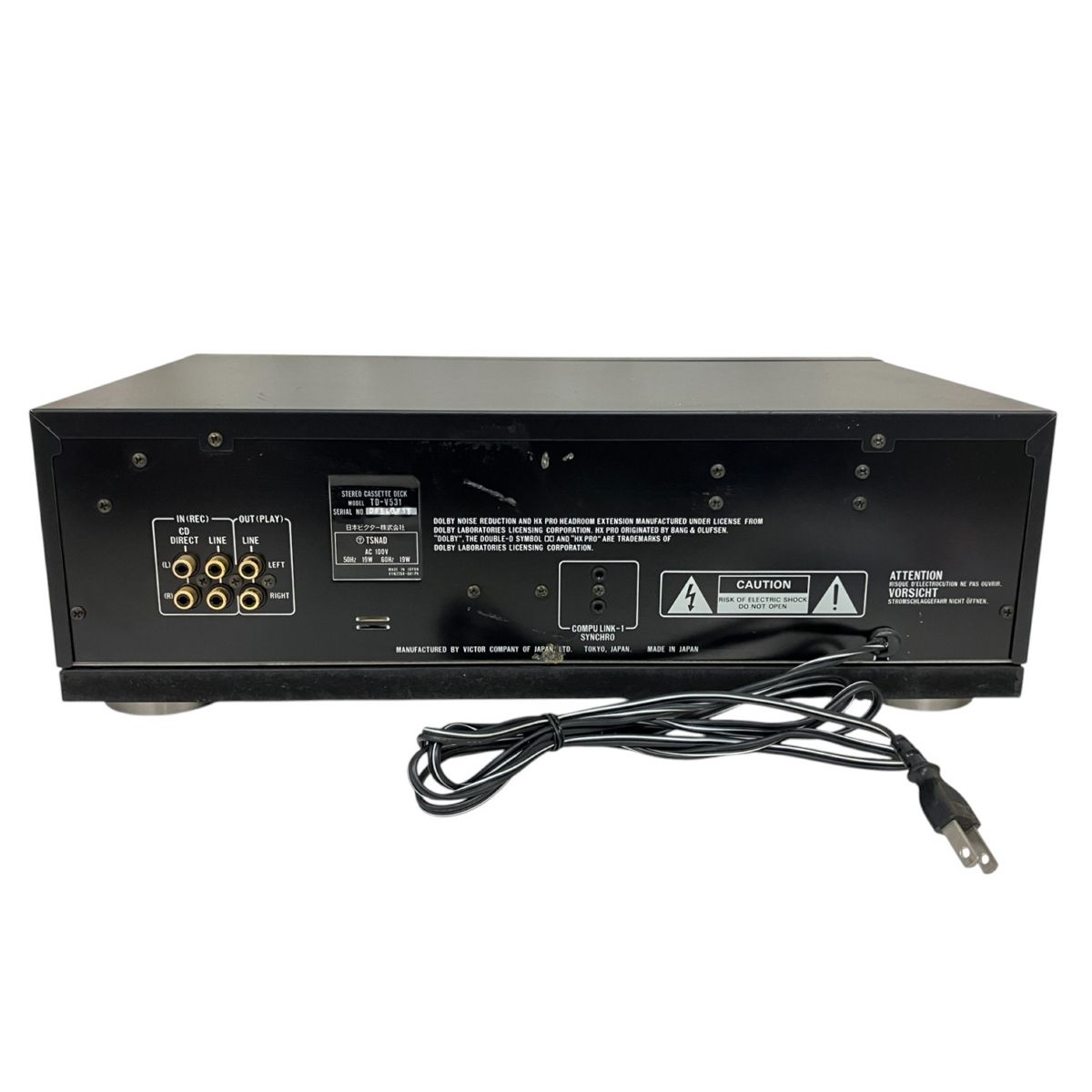 Victor ビクター TD-V531 カセットデッキ 音楽 レトロ 趣味