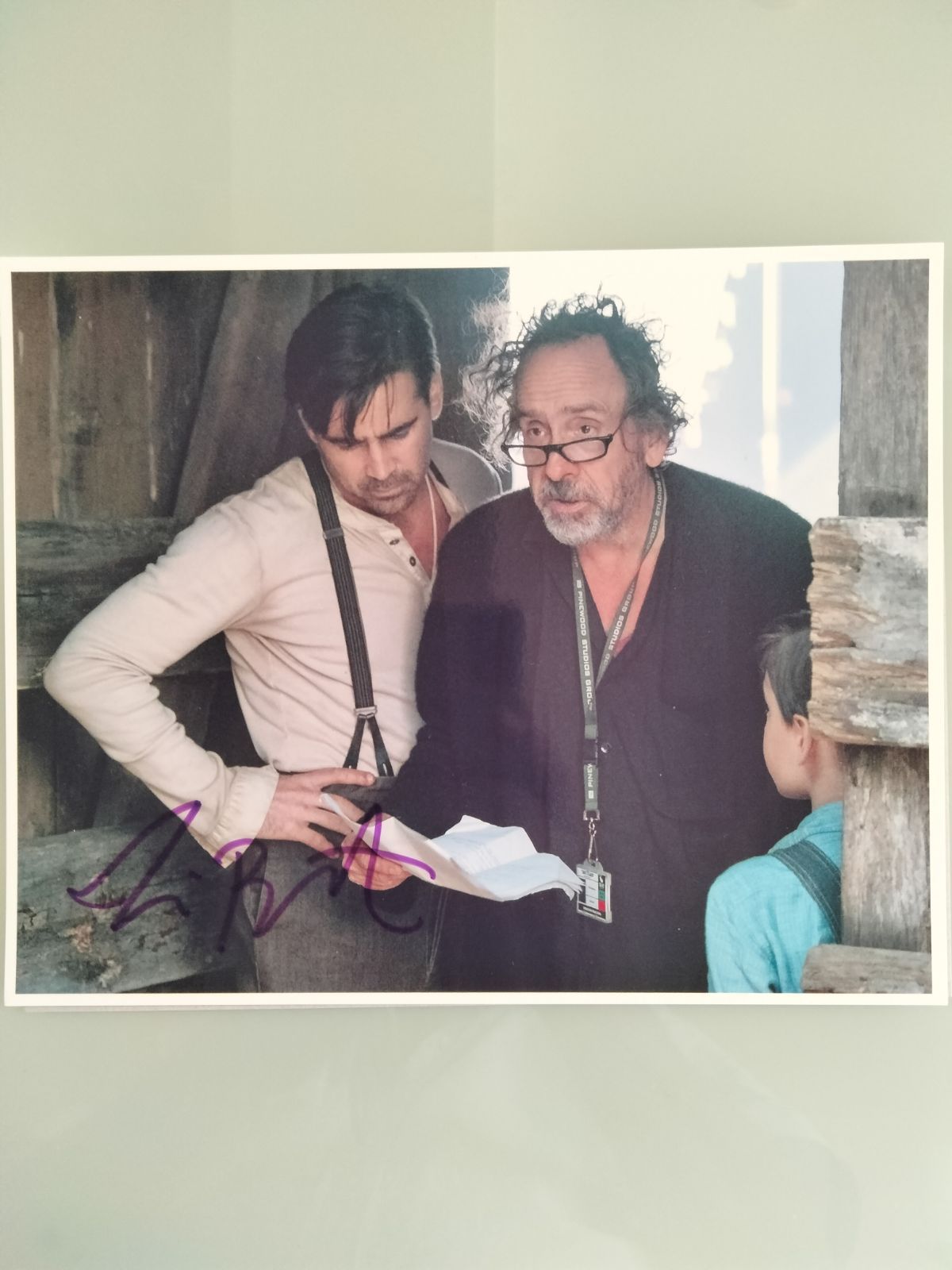 ティム・バートン直筆サイン入り超大型写真‥Tim Burton…有名映画監督  