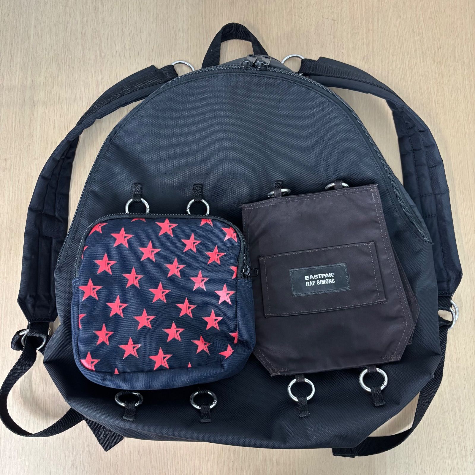 RAF SIMONS Eastpak Collaboration Backpack Black Canvas 30L Men's