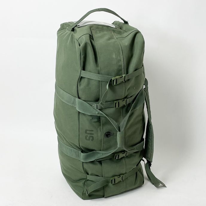アメリカ軍 OD ナイロン 新型 ダッフルバッグ 上質USED A31YN3
