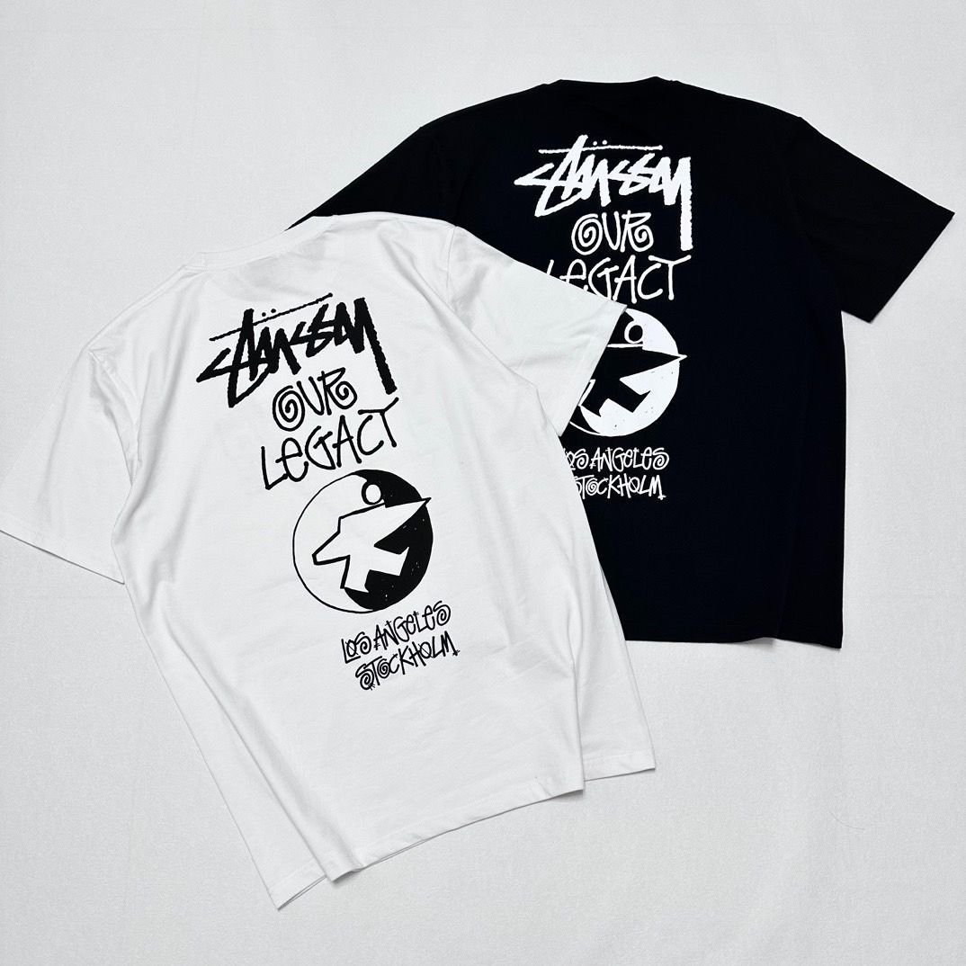 新品 NIKE ナイキ stussy Tシャツ コラボ 男女兼用 2枚 - メルカリ