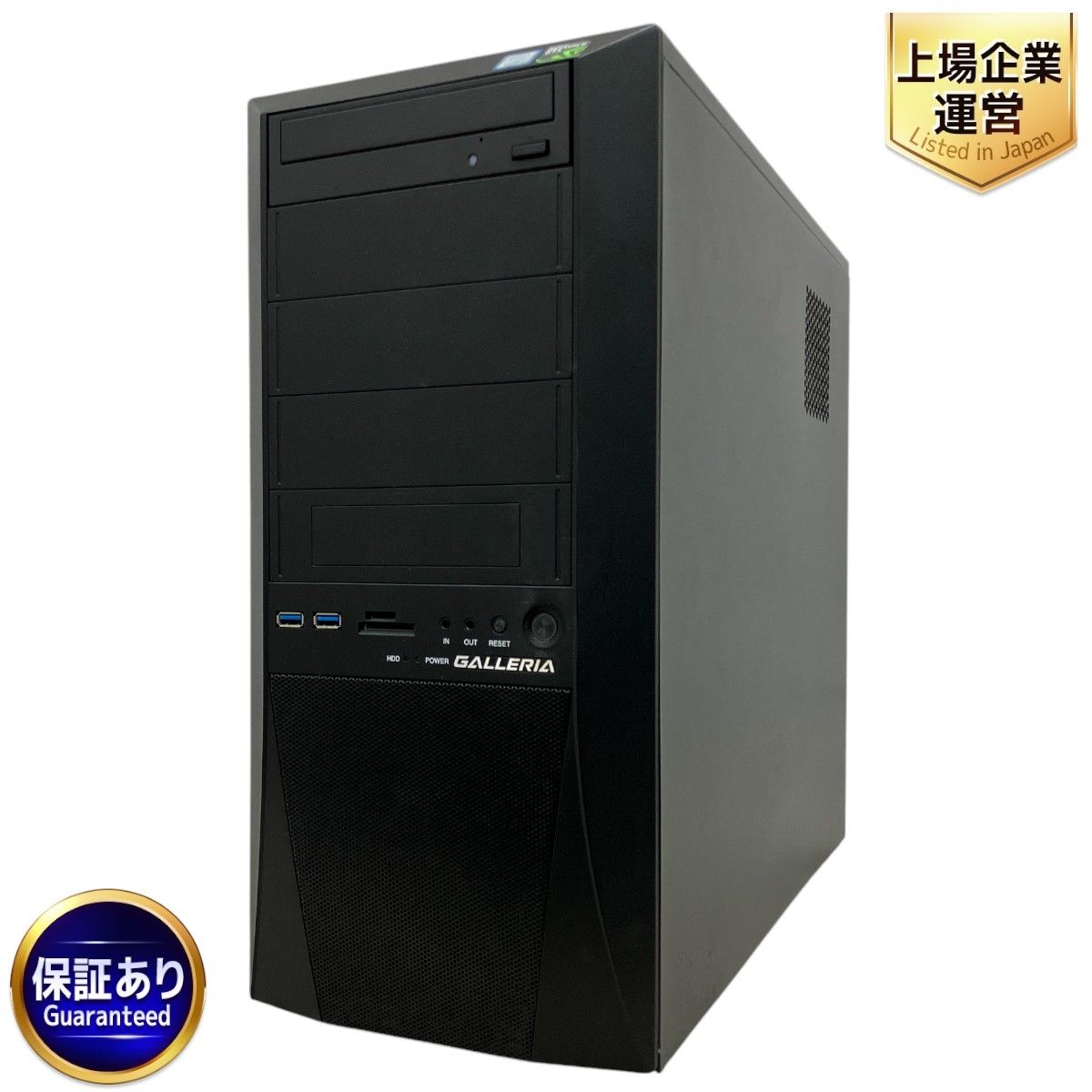 Thirdwave GALLERIA ZV デスクトップ パソコン i7-8700K 16GB GeForce GTX 1070 Ti ストレージ無 ジャンク M9818075