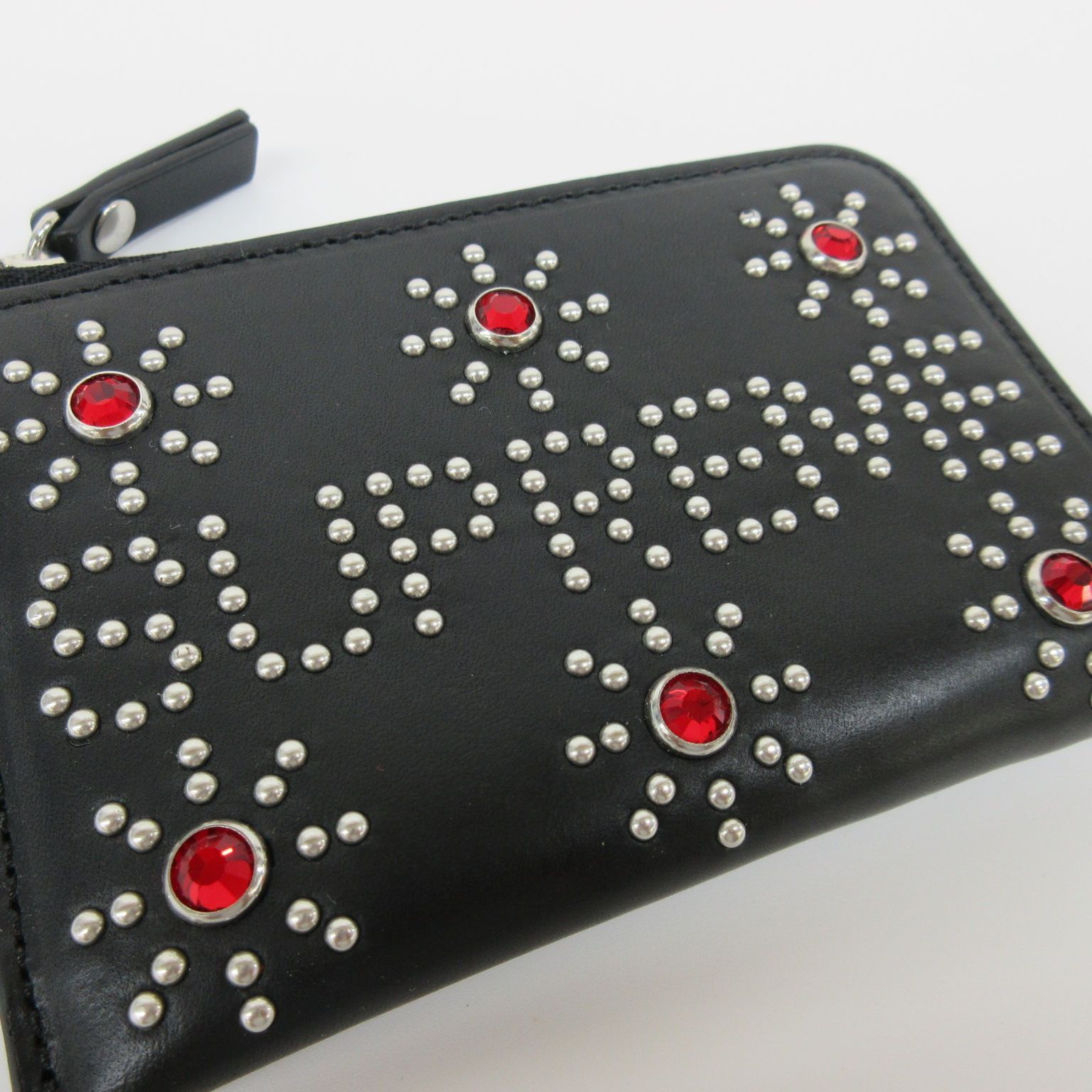 Studded Wallet|leather|ﾚｻﾞｰ|BLACK|ﾌﾞﾗｯｸ
