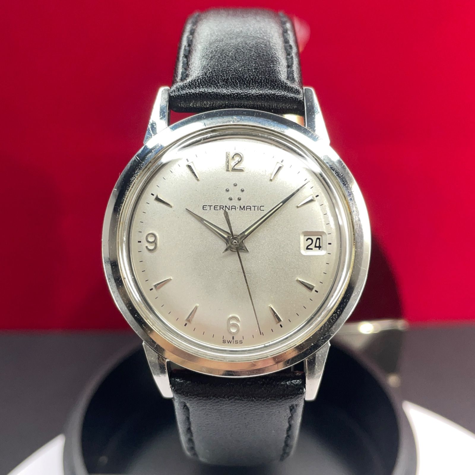 OH済 希少 60s ETERNA MATIC エテルナマチック スイス 腕時計 - メルカリ