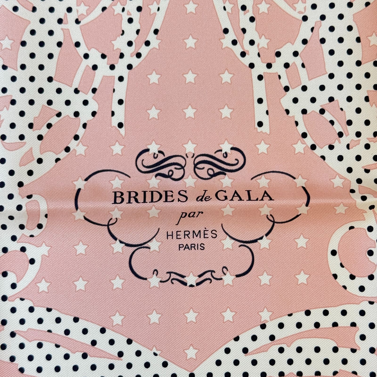 鑑定済み【 新品未使用 】エルメス カレ 90 《 ブリッド ドゥ ガラ