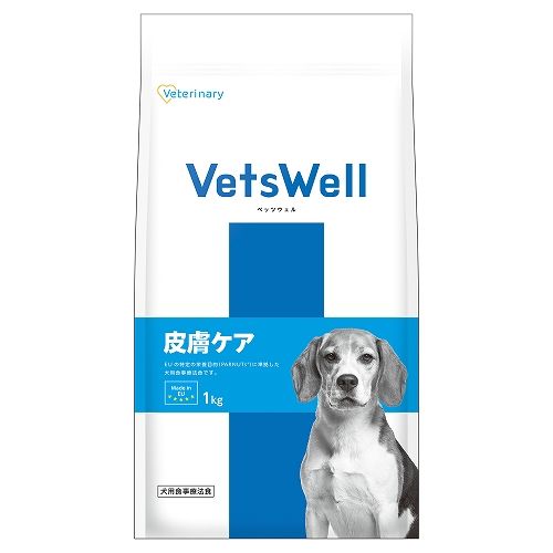 同梱不可 6個セット ベッツウェル 犬用食事療法食 皮膚ケア 1kg