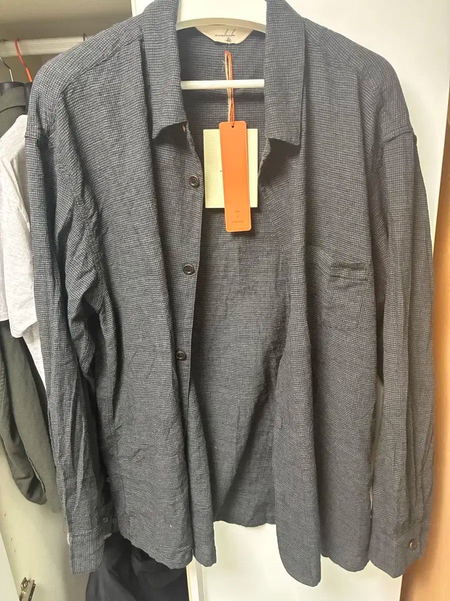 ワードローブ41 ville チェック シャツ XL パラ ジョガーパンツ M