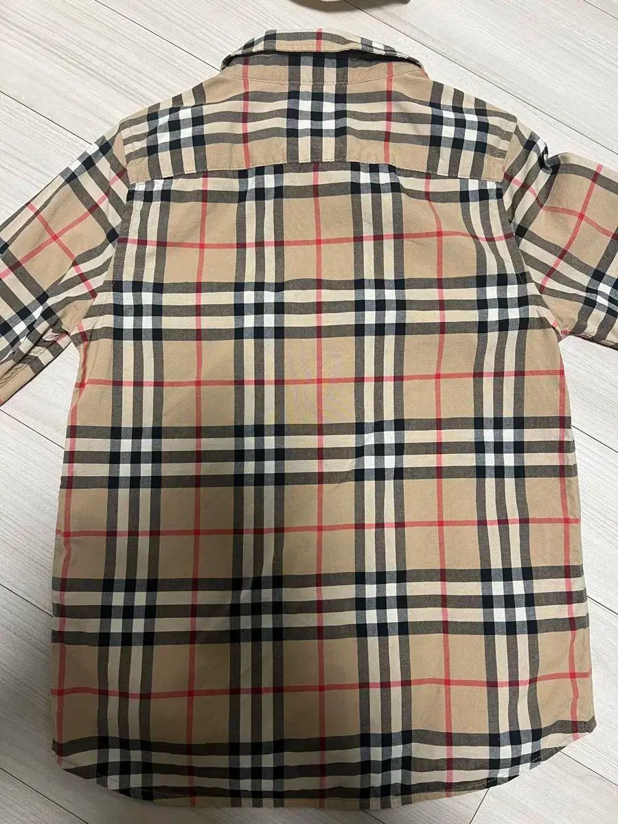 Burberry Kids バーバリーキッズ チェック柄シャツ