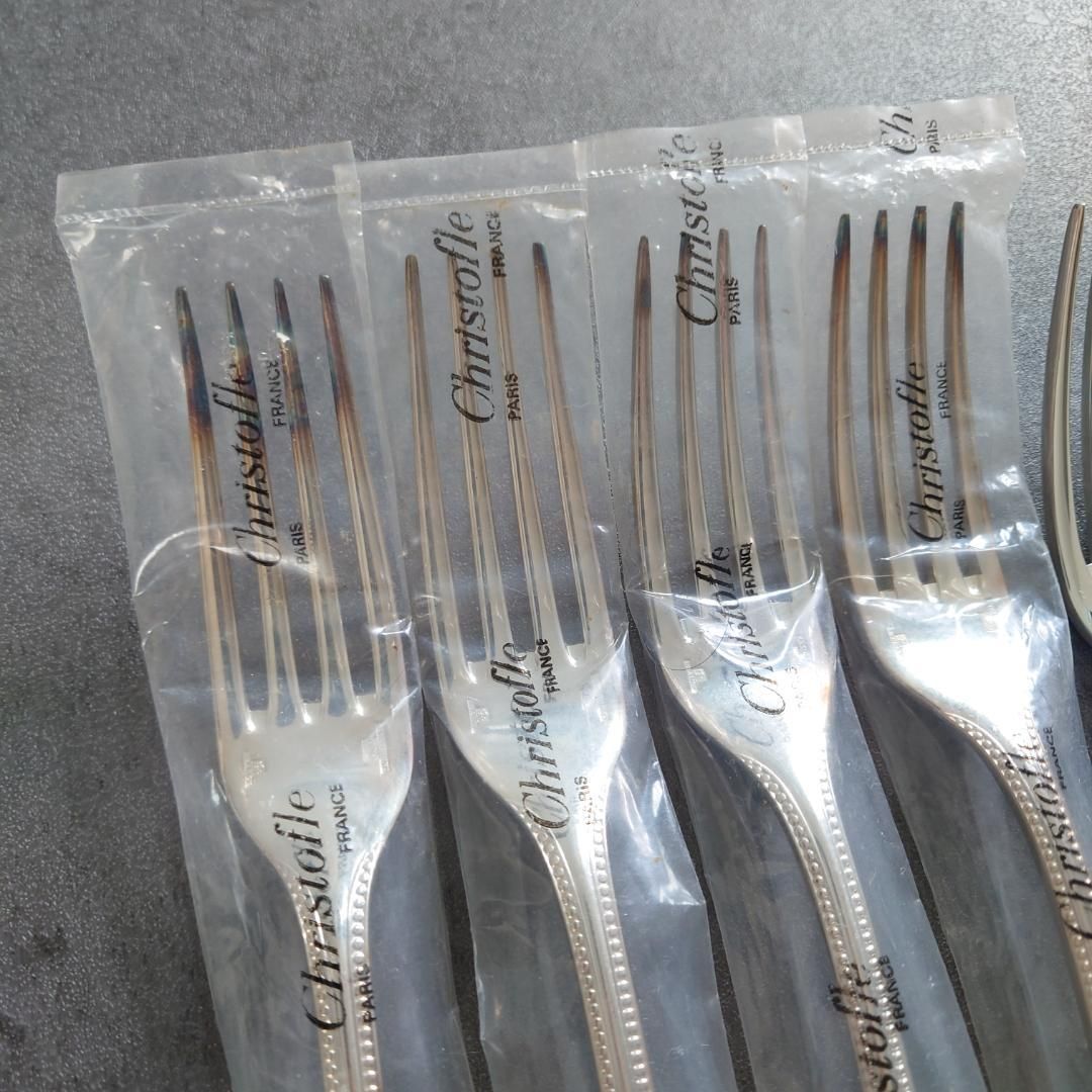 クリストフル パール テーブルフォーク 含む 6点 SKLAD-KIRPICHA_RU