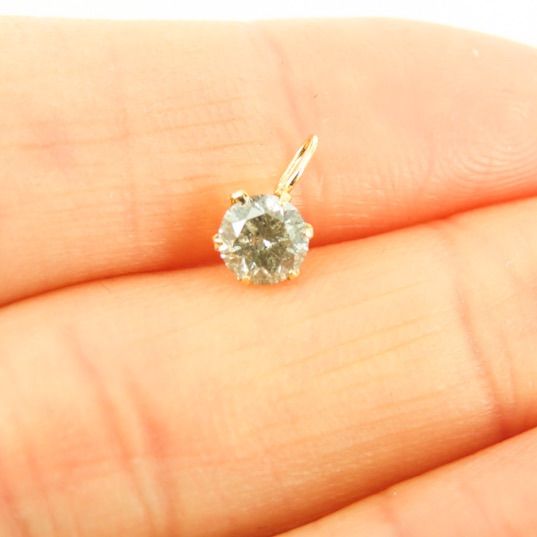 K18YG 18金 ブラウンダイヤモンド0.46ct トップ 新品 お買い得