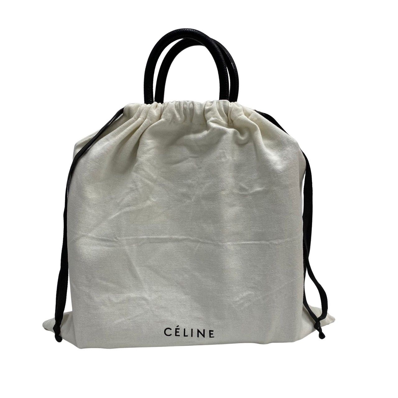 極 美品 保存袋付き CELINE セリーヌ ラゲージ マイクロ ショッパー 