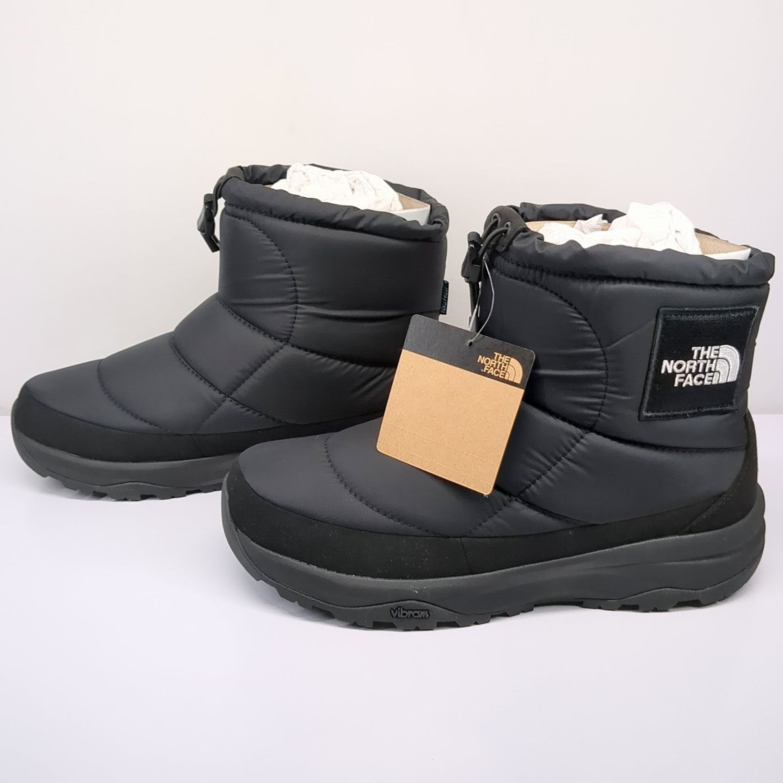 THE NORTH FACE ヌプシ ブーティ ウォータープルーフ ロゴ ショート ブラック 26.0cm