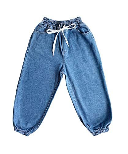120_スタンダードブルー Denim Jeans Pants キッズダンス デニム 衣装 レッスン着 普段着 Royal Dance (スタンダードブルー 120cm)