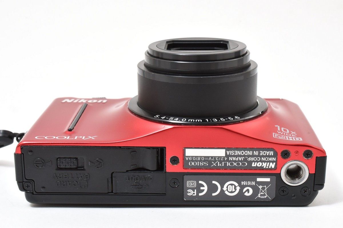 美品】Nikon COOLPIX S8100 レッド
