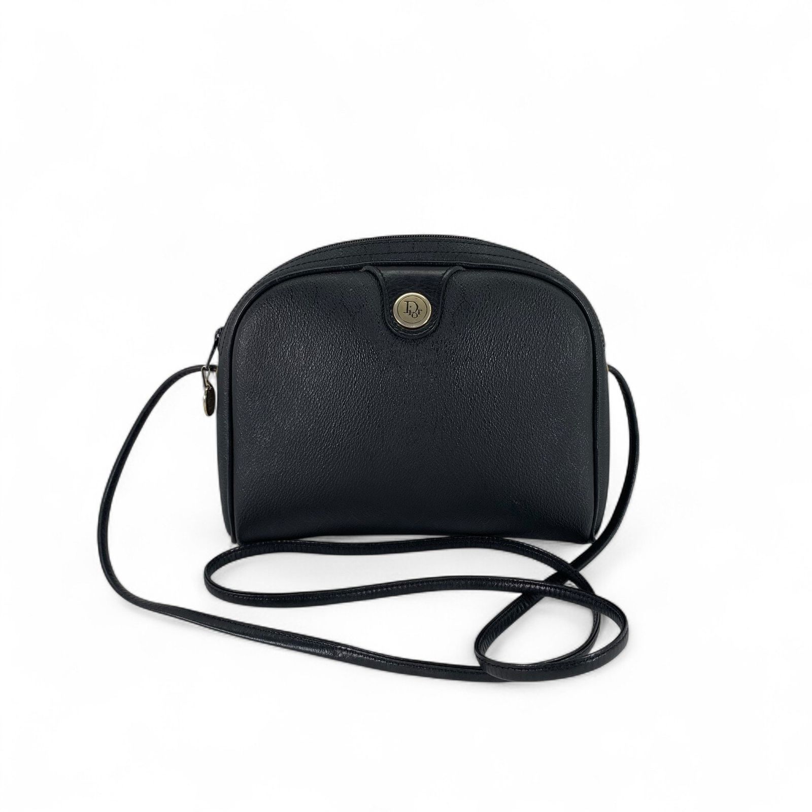 クリスチャンディオール ショルダーバッグ 斜め掛け PVC ハニカム柄 ブラック Christian Dior クリスチャンディオール ハニカム柄 ショルダー