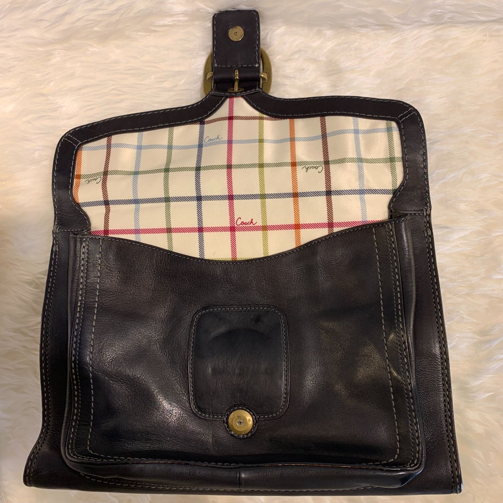 オールドコーチ 11420マディソンレザー トートバッグブラック