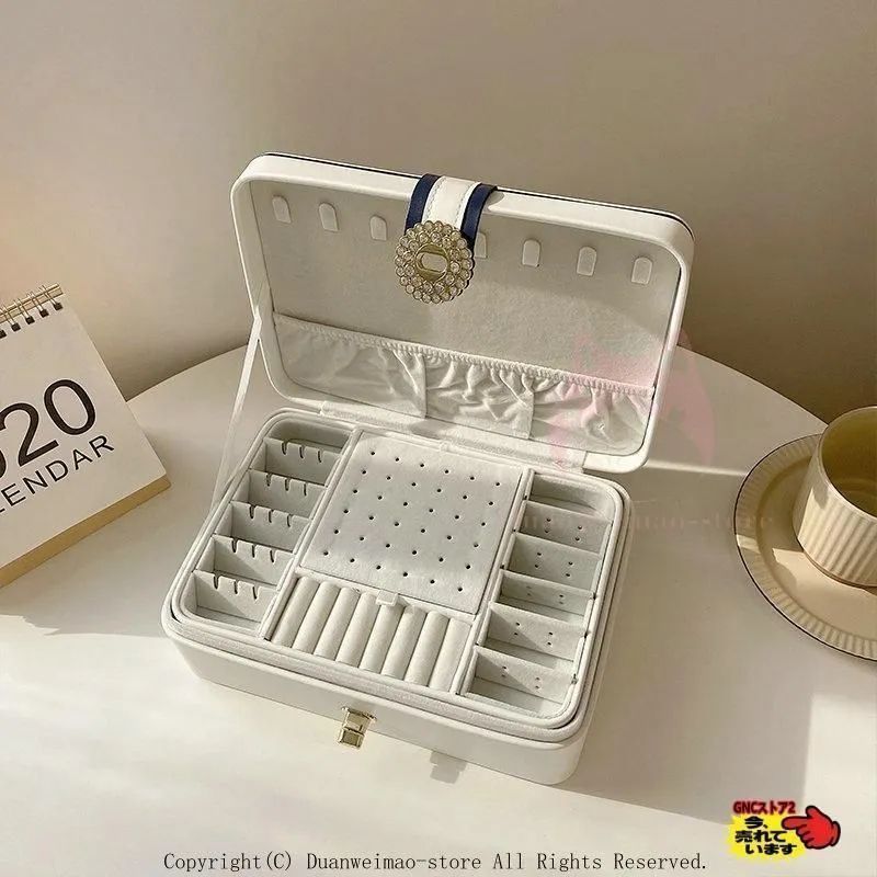 新品未使用！革製！時計/ジュエリーアクセサリー収納ボックス