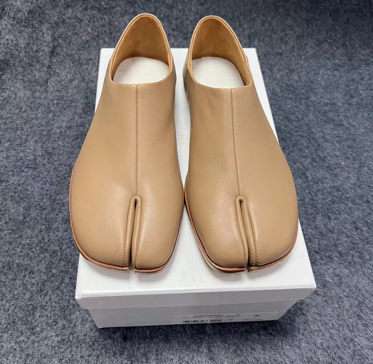 メゾン マルジェラ Maison Margiela 足袋バレエ ブロークンミラー ブラウン - メルカリ