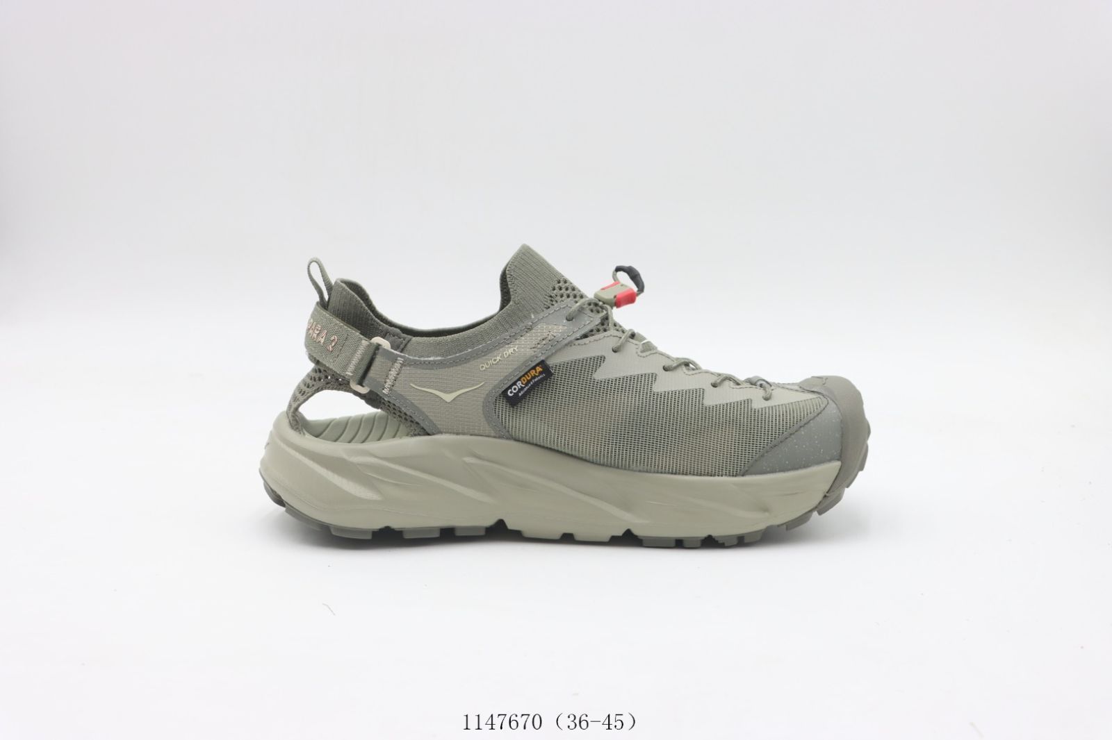 今日 ホカ ワンワン HOKA ONE ONE サンダル 軍緑 1147670