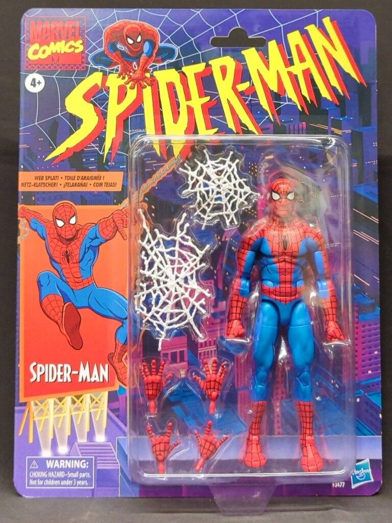 HASBRO VINTAGE RETRO SPIDER MAN SPIDER MAN 6インチ