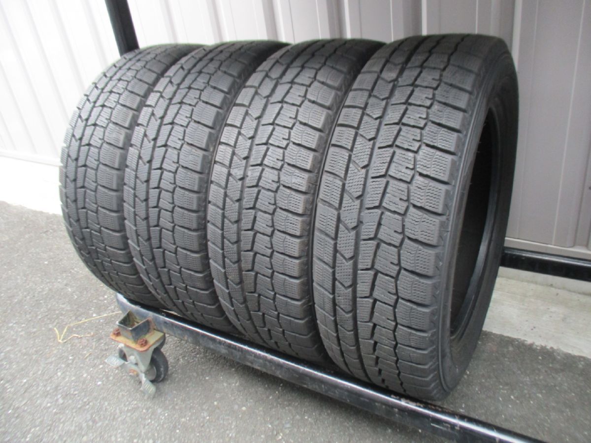 185/60R15 84Q ダンロップ WINTER MAXX WM02 スタッドレス 4本 送料込 T45410911インボイス領収書発行可能
