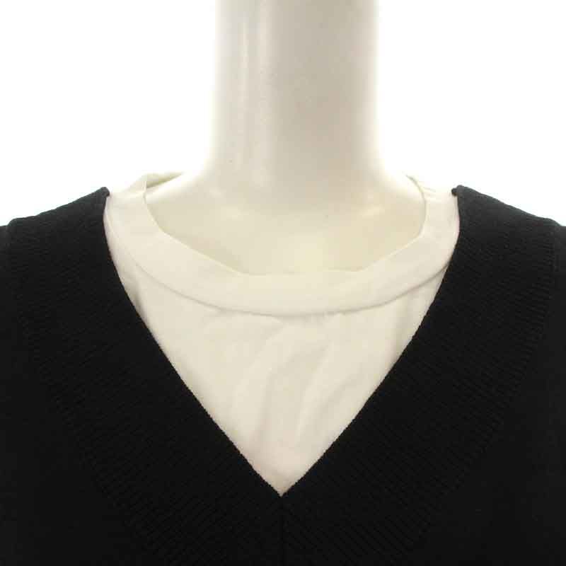 ファッション通販 安い 22SS ENFOLD エンフォルド カットレイヤードTシャツ Layered CUT トップス