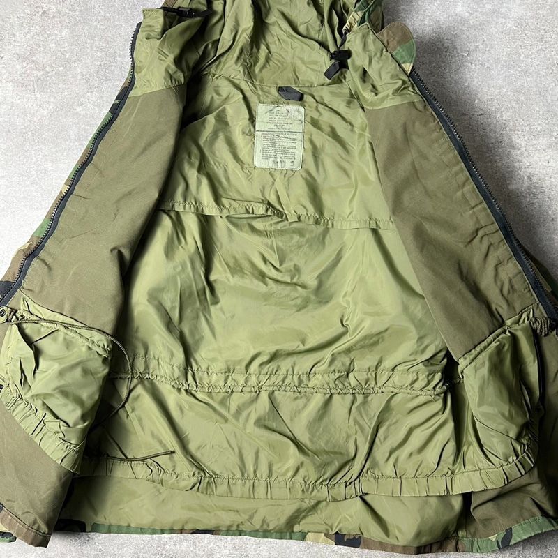 90s US ARMY 米軍実物 ECWCS 1st Gen 後期 ウッドランド カモ 迷彩