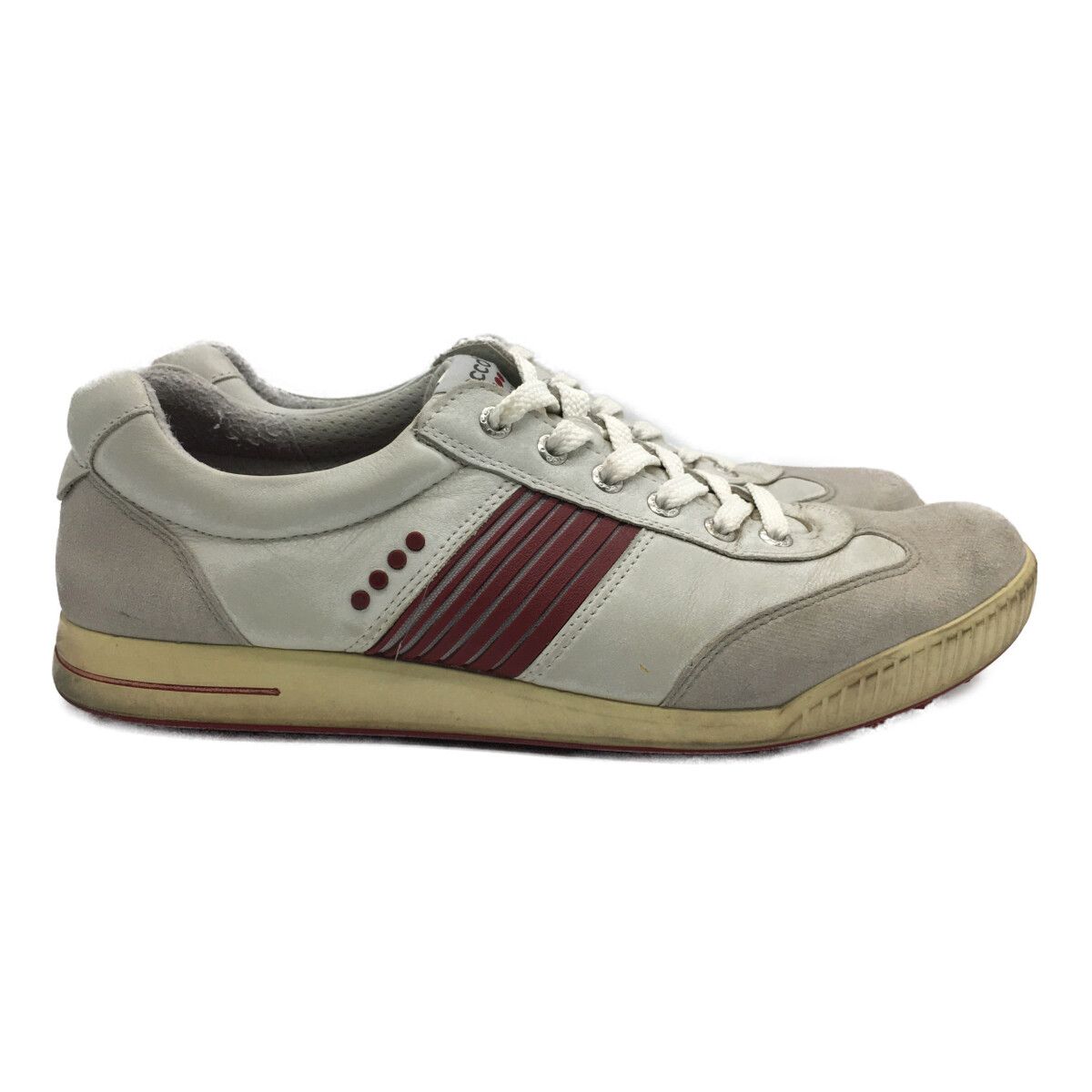 ECCO ゴルフ スニーカー ベージュ 43 ECCO Golf S Three ウィメンズ レザーGore-Texゴルフシューズ