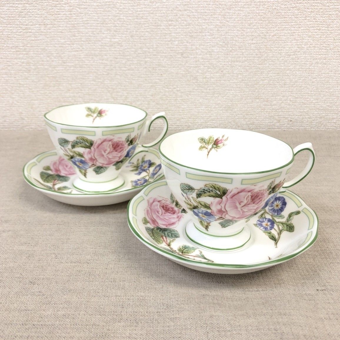 ROYAL ALBERT ロイヤルアルバート BOTANICAL TEAS Roses ボタニカルティー カップ＆ソーサー ペア