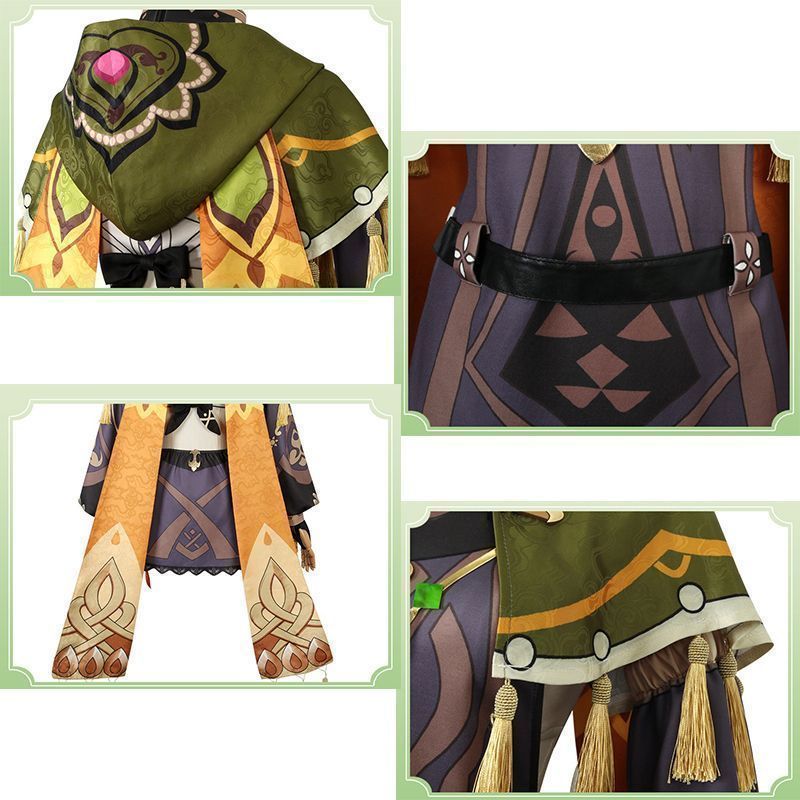 コスプレ衣装原神コレイハロウィンヒロインコスチュームCollei子供クリスマス制服大人ウイッグ付きイベント