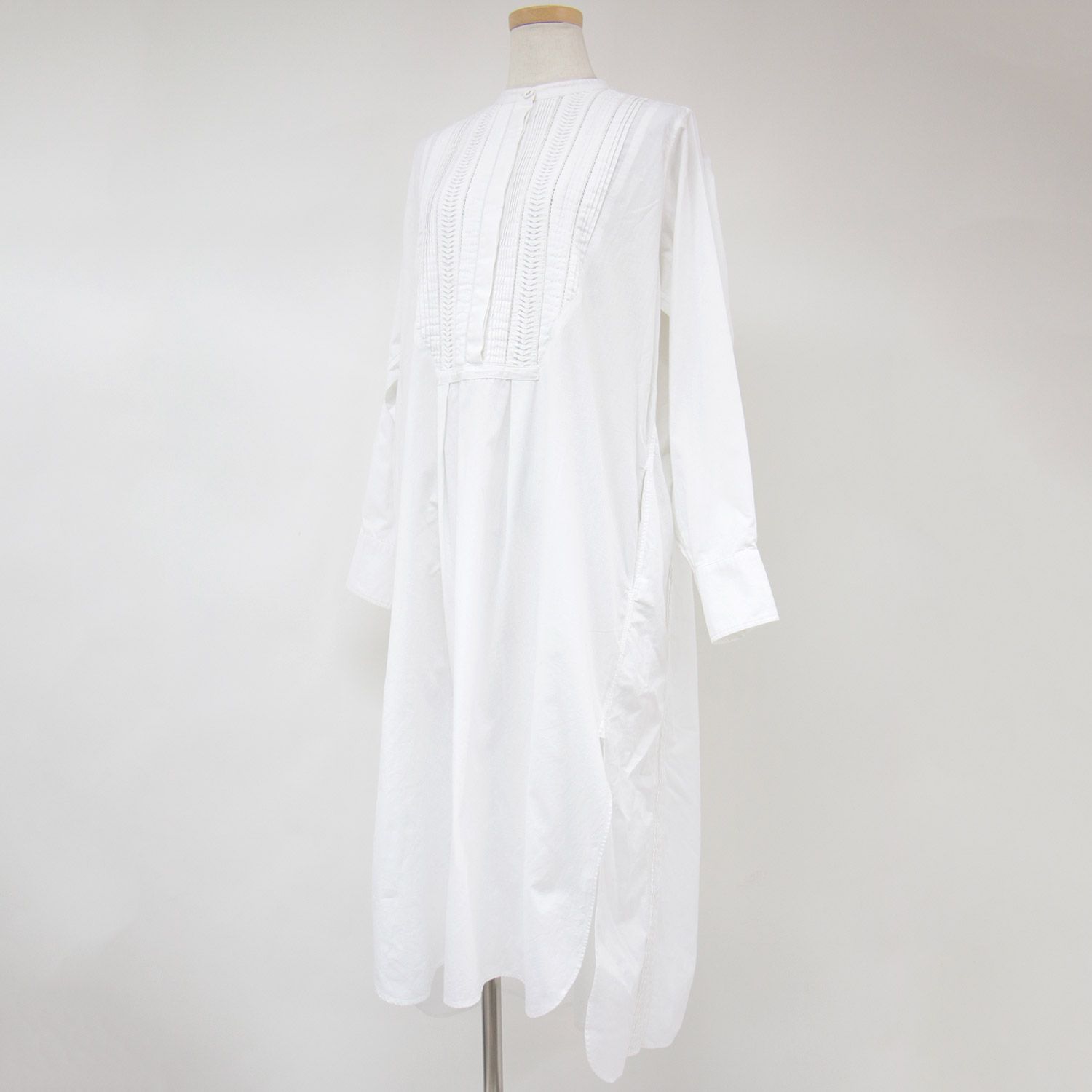 美品 Pheeta フィータ ワンピース ロング ホワイト 白 1 M マキシ 長袖