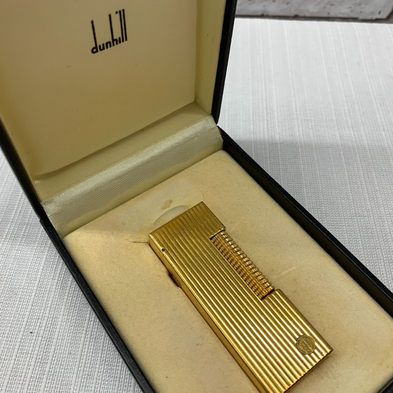 dunhill　ダンヒル　ガスライター　ゴールド　箱付き 楽天市場】【卸価格!!】Dunhill/ダンヒル ガスライター ゴールド
