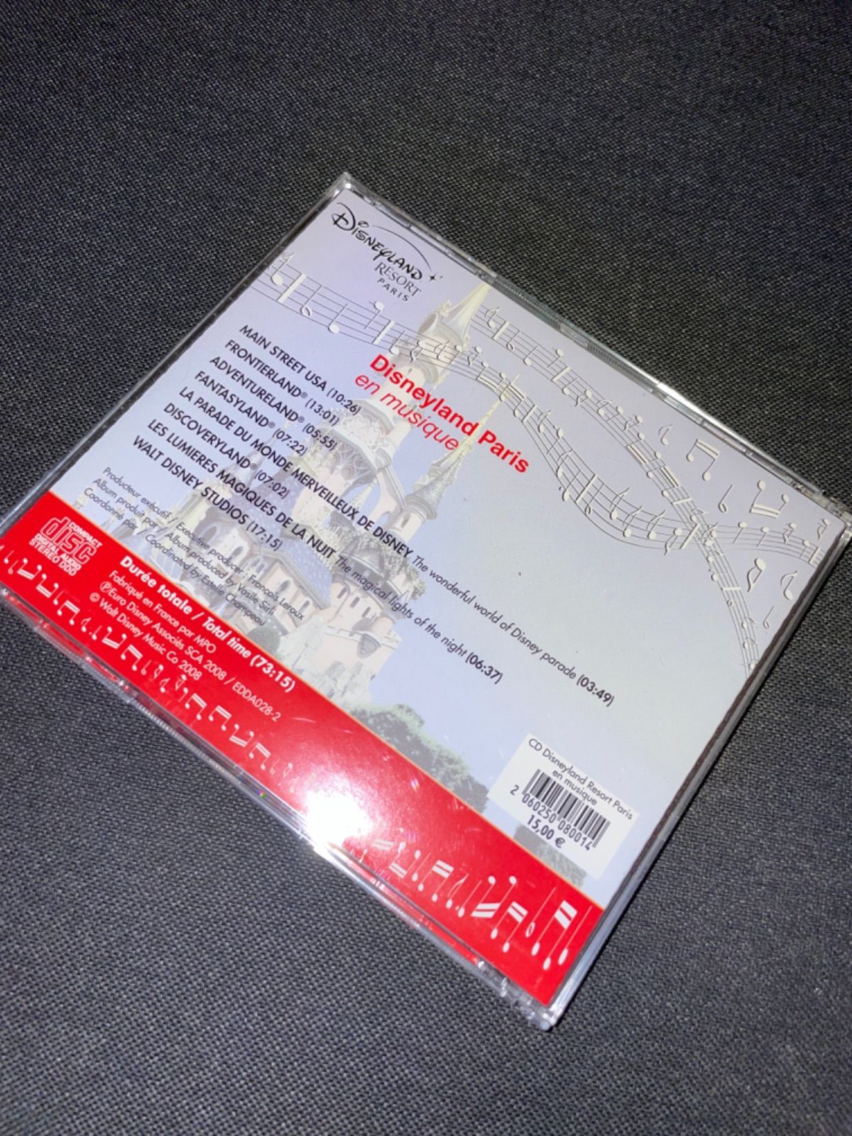 ディズニーパリ　CD ディズニー パリ CD