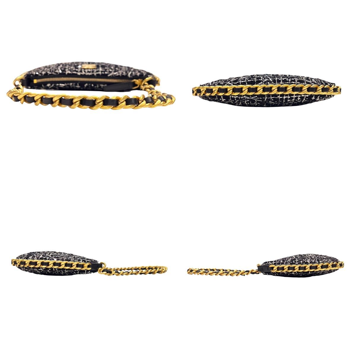 中古】 CHANEL シャネル ココマークファブリック マトラッセショルダー