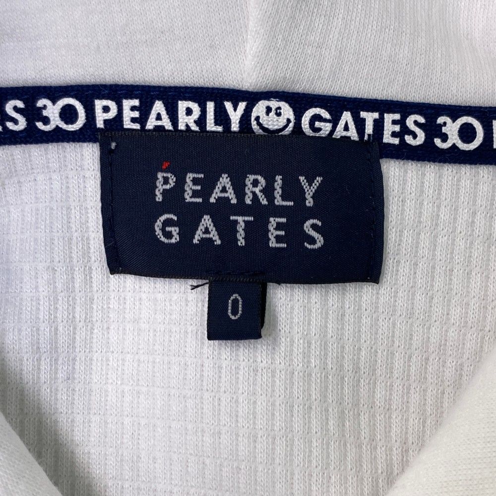 サイズ：0 PEARLY GATES パーリーゲイツ ジップパーカー 30周年