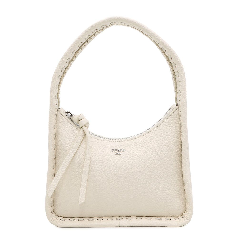 FENDI フェンディ　セレリア　バッグ　白 フェンディ セレリア レイ 2Wayショルダーバッグ レザー