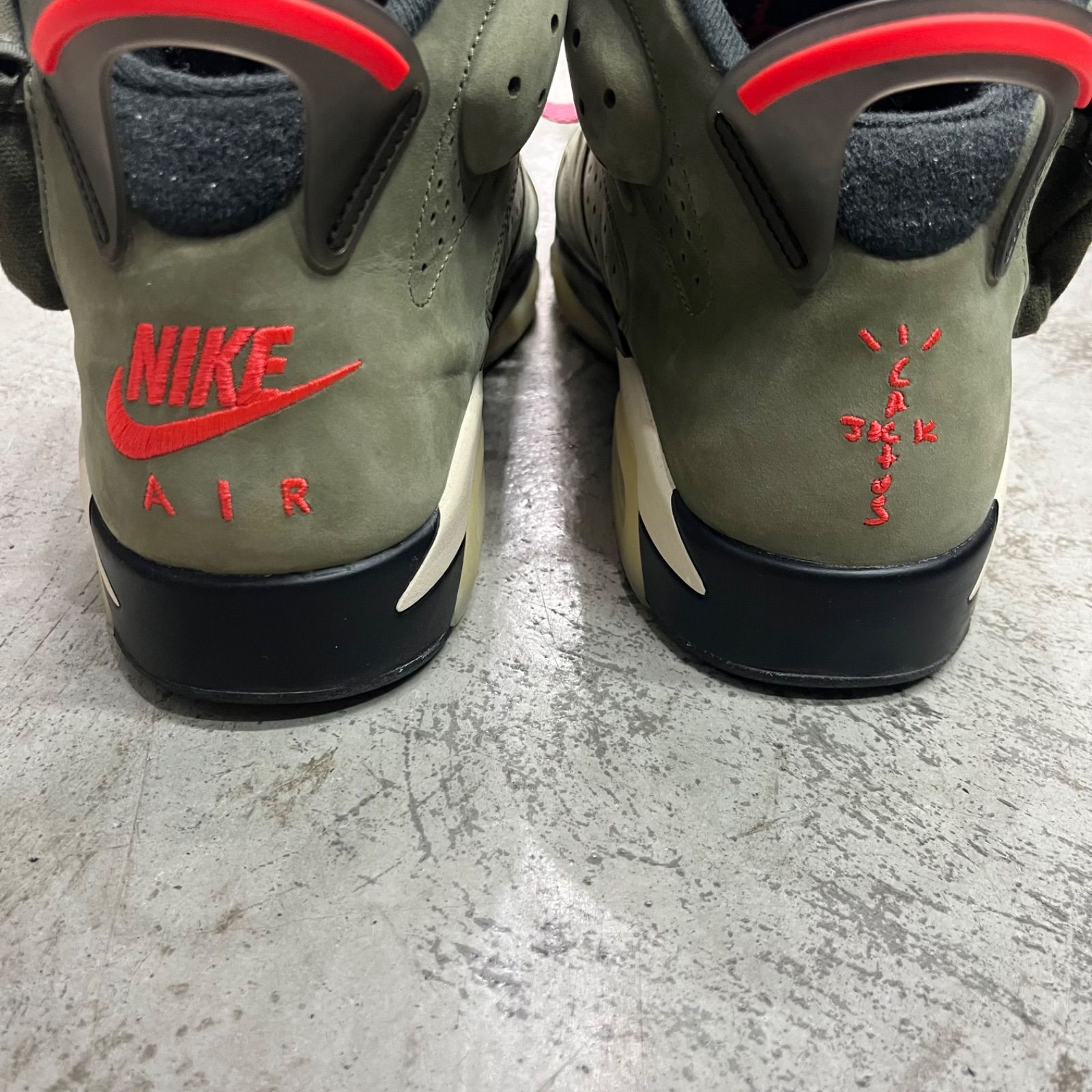 AIRJORDAN6 travis scott ジョーダン6 トラヴィススコット トラヴィス・スコット x エアジョーダン 6にクローズアップ